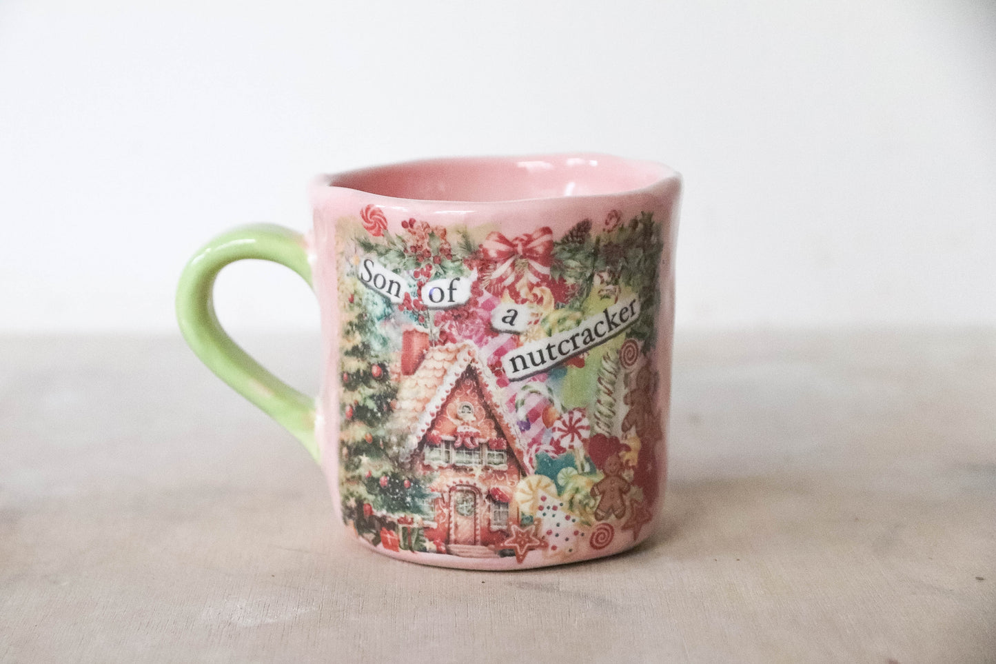 Pink Elf Nutcracker Small Mug