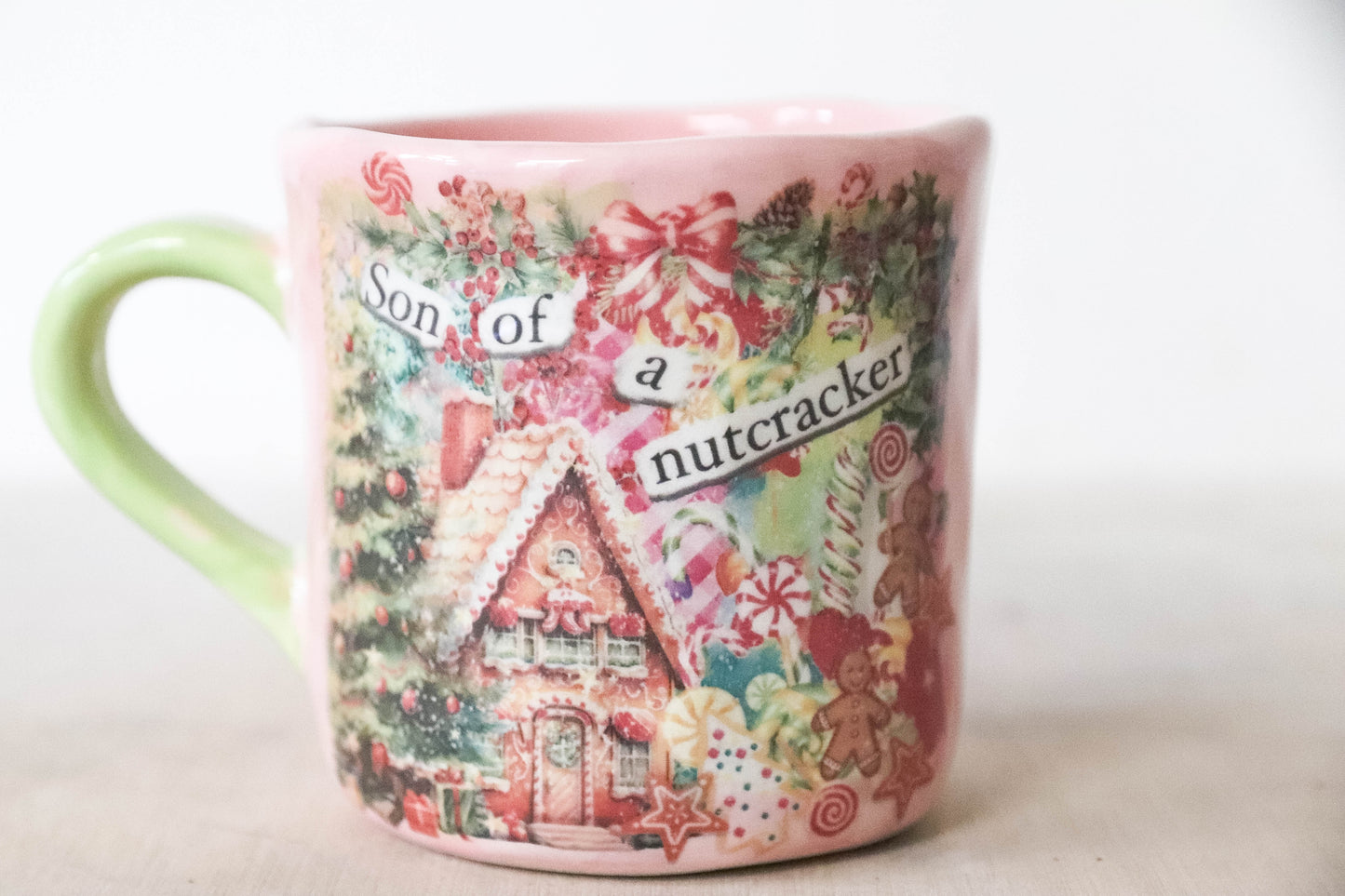 Pink Elf Nutcracker Small Mug