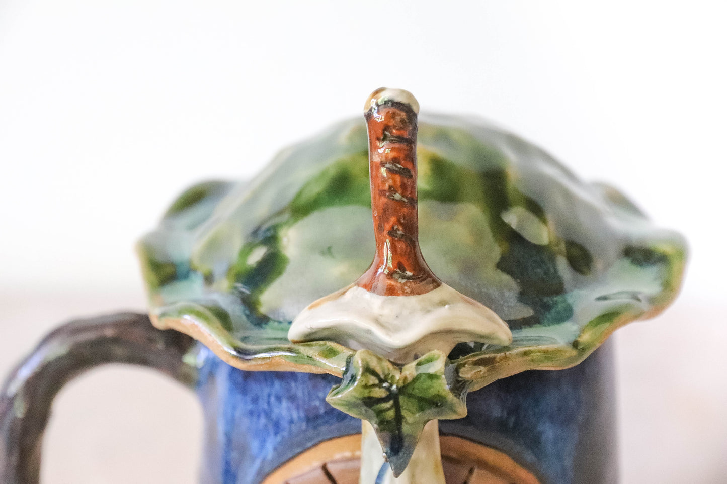Blue Hobbit House Stoneware Mug