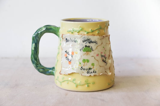 Pixie Hollow Map Stoneware Mug