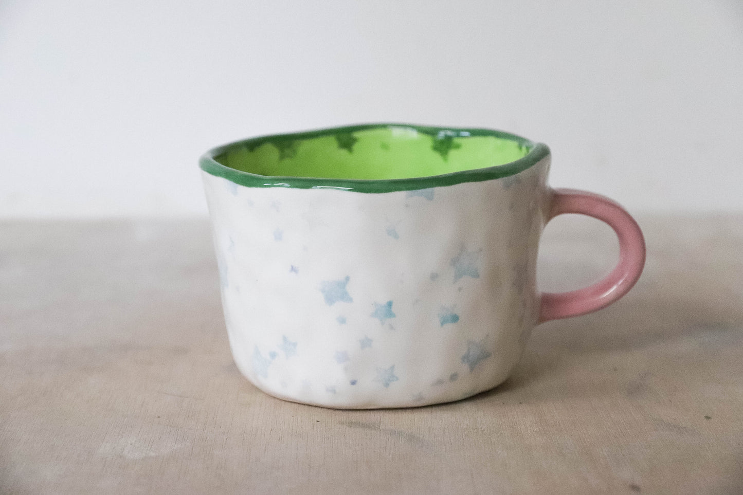 Green White Grinch Mug