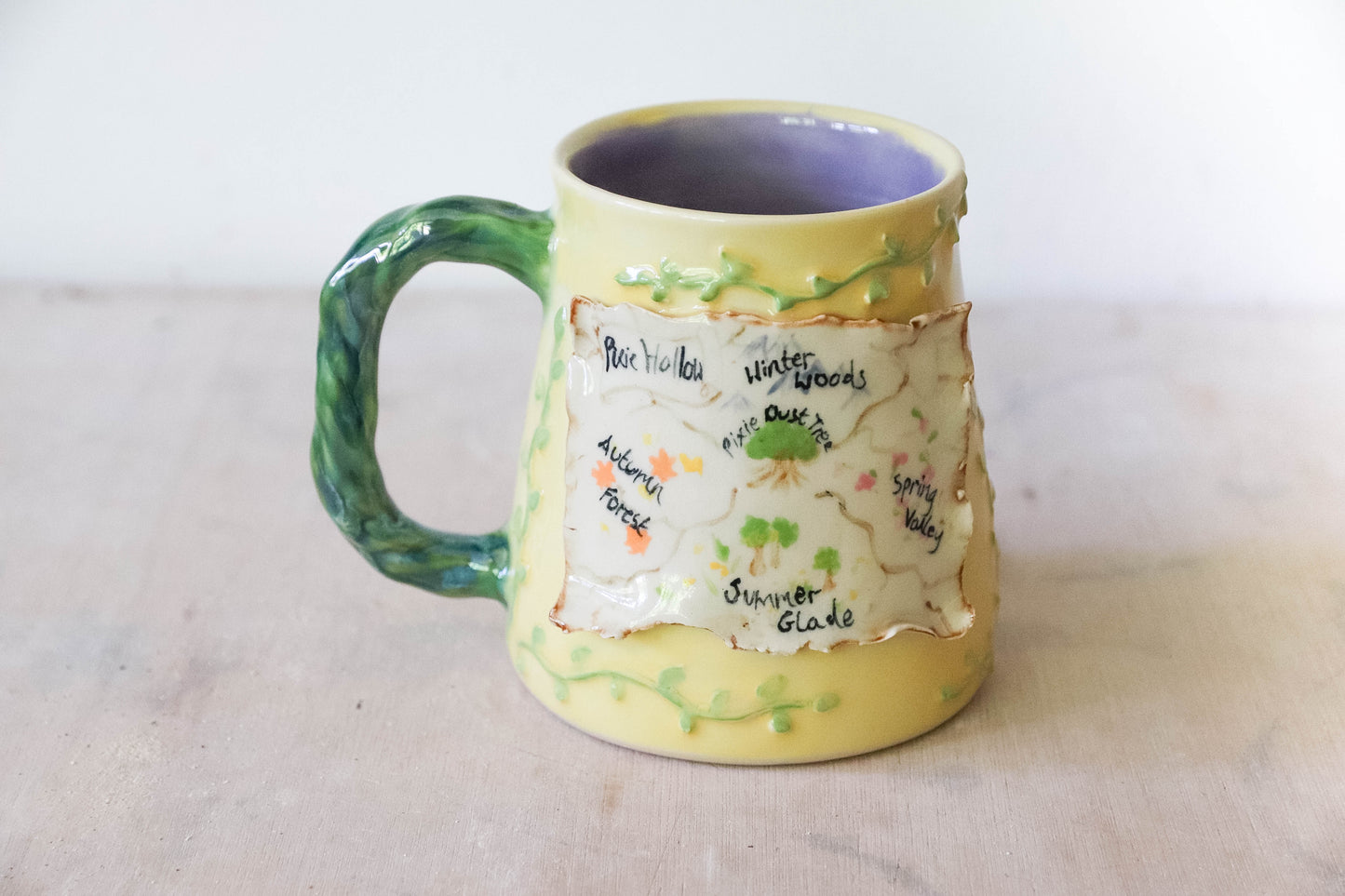 Pixie Hollow Map Stoneware Mug
