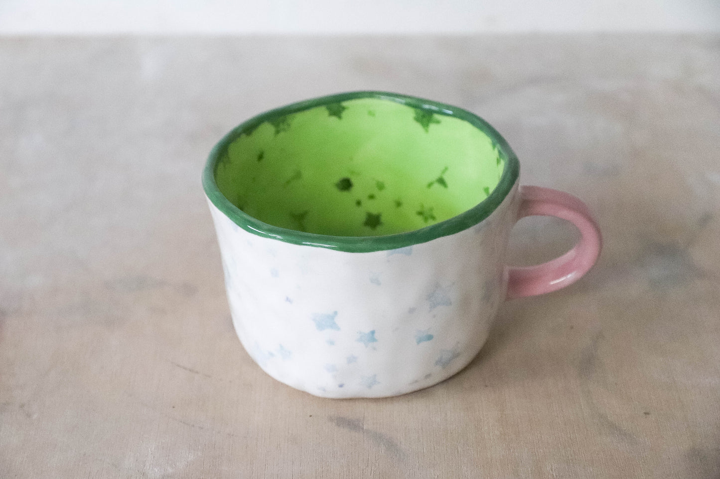 Green White Grinch Mug