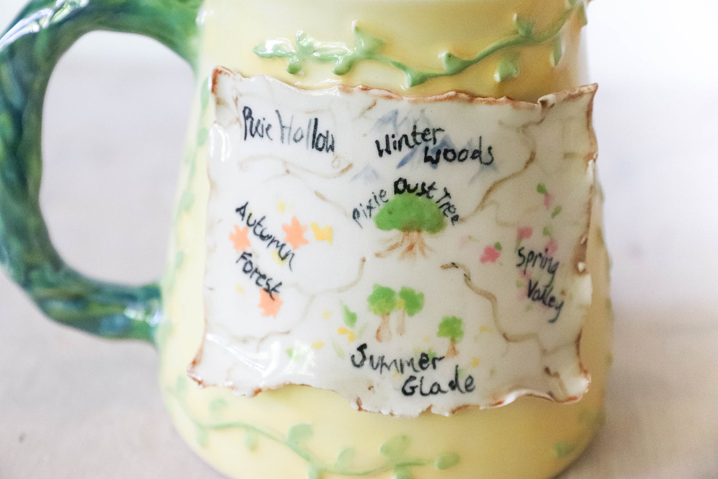 Pixie Hollow Map Stoneware Mug