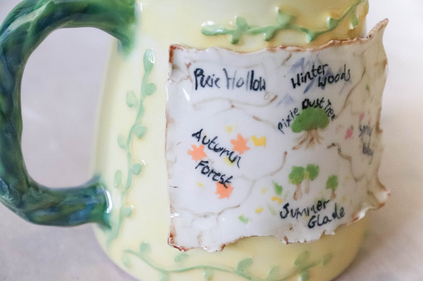 Pixie Hollow Map Stoneware Mug