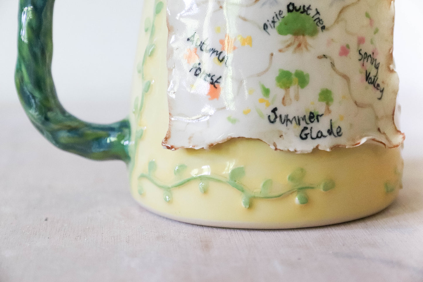 Pixie Hollow Map Stoneware Mug
