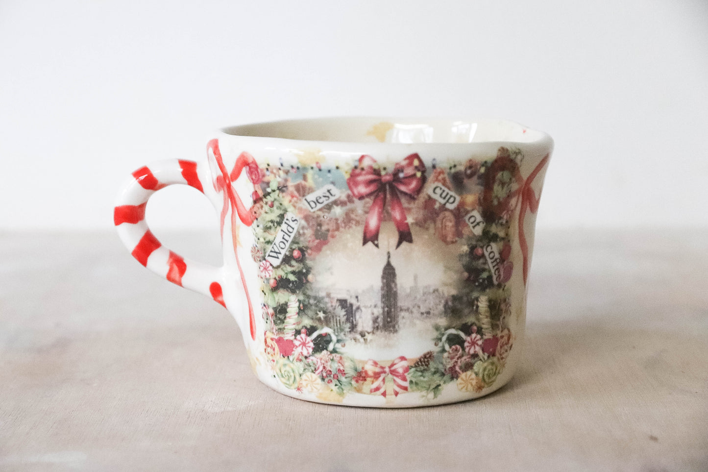 Elf Coffee Bows Mug