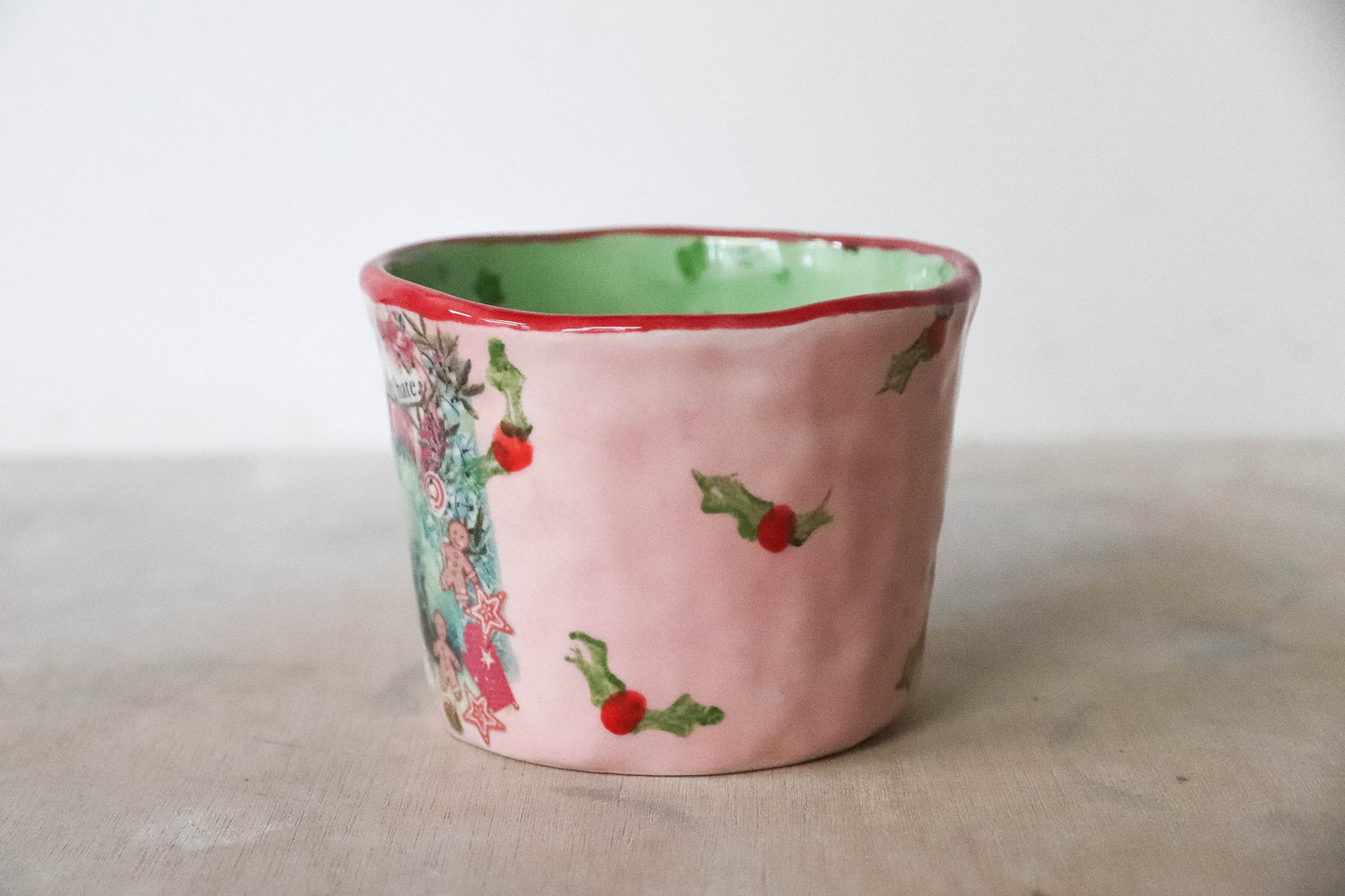 Green Pink Grinch Mug