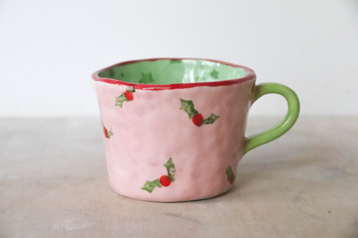 Green Pink Grinch Mug