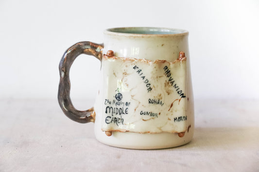 Map of Middle Earth Stoneware Mug