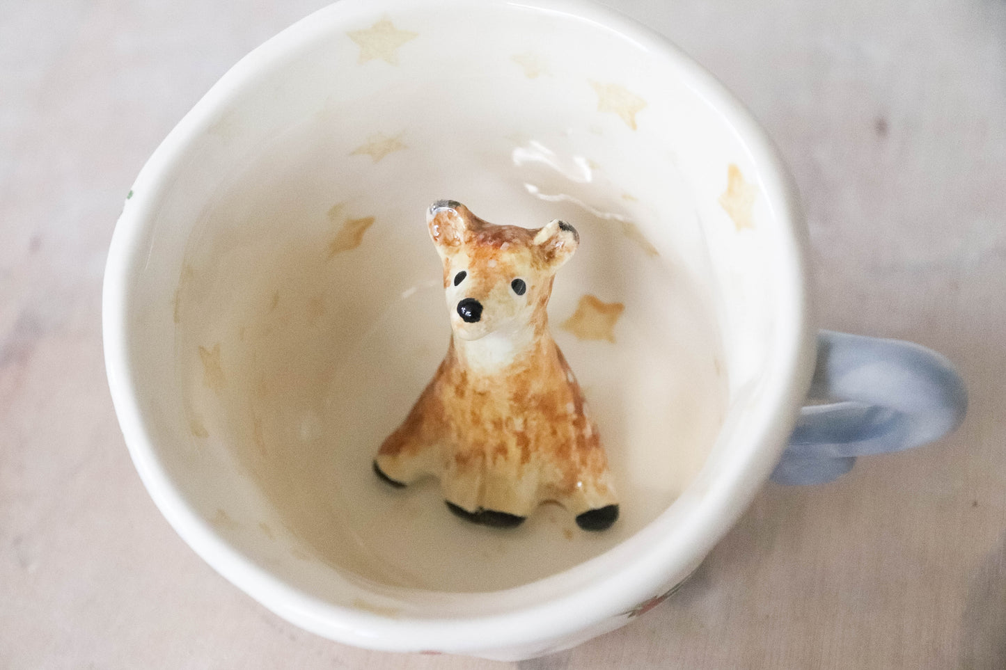 Peekaboo Deer Snowy Little Women Mug