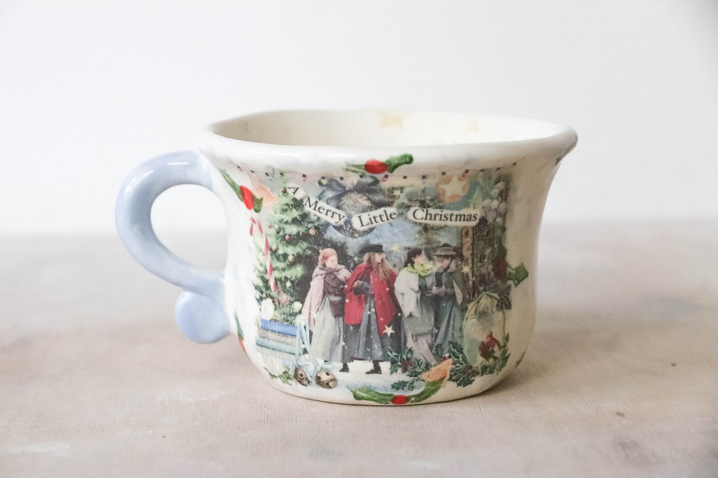 Peekaboo Deer Snowy Little Women Mug