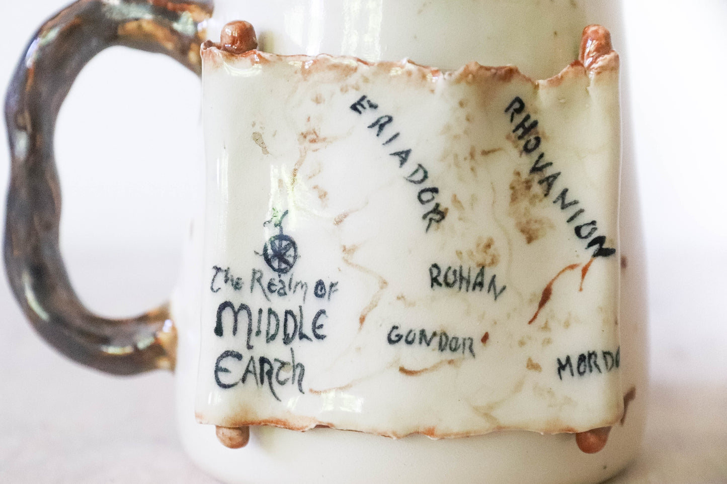 Map of Middle Earth Stoneware Mug