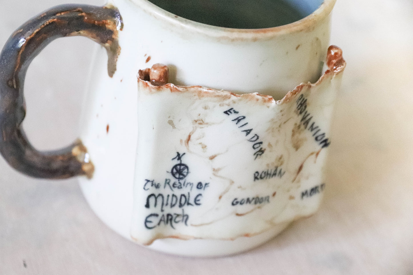 Map of Middle Earth Stoneware Mug
