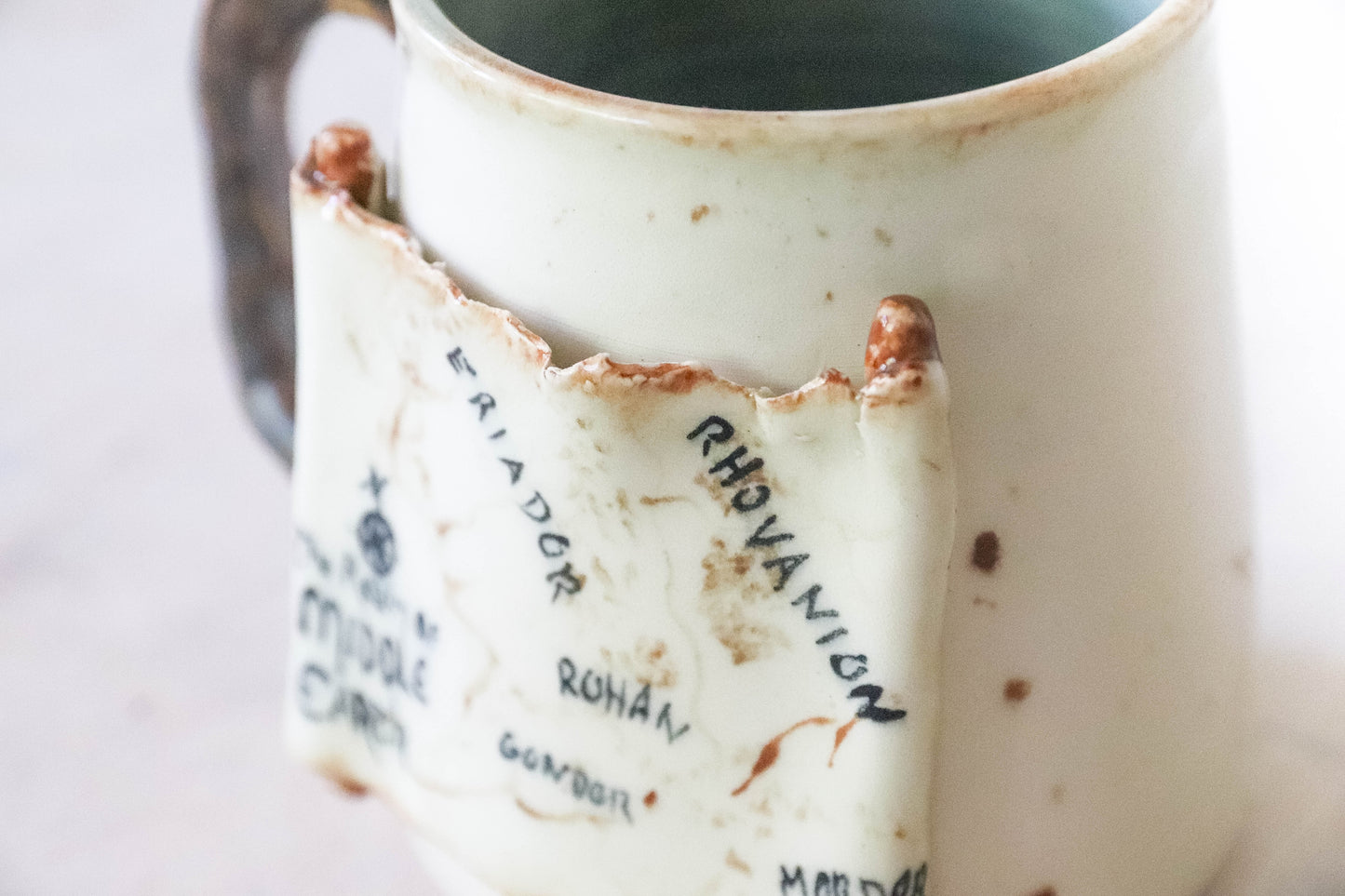 Map of Middle Earth Stoneware Mug