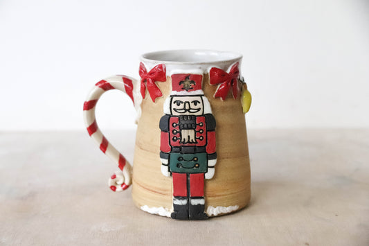 Nutcracker Lights Stoneware Mug