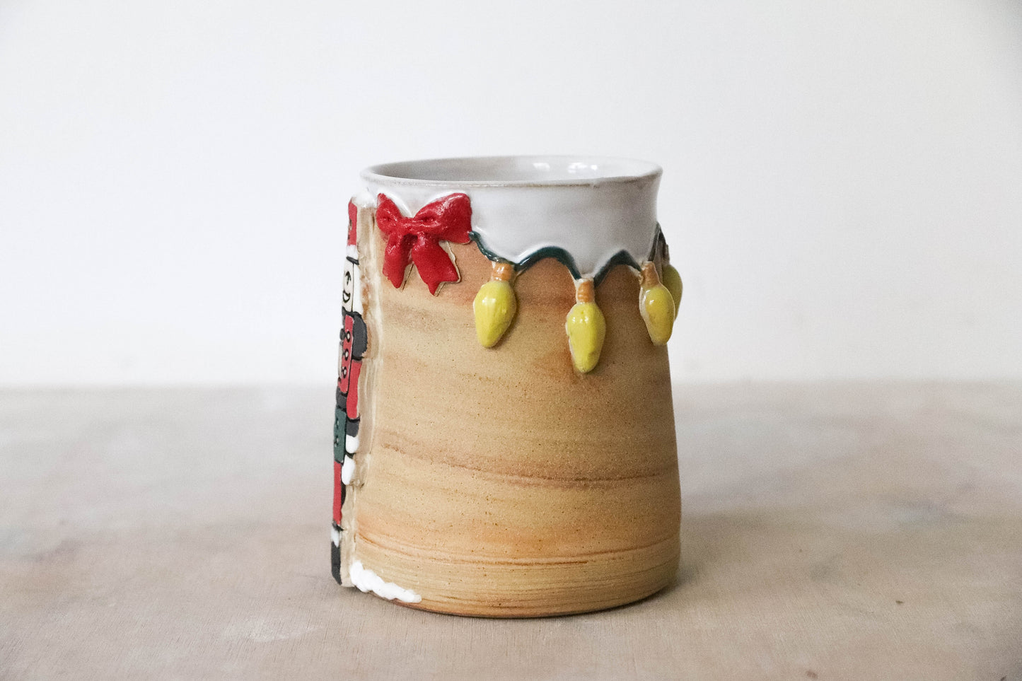 Nutcracker Lights Stoneware Mug