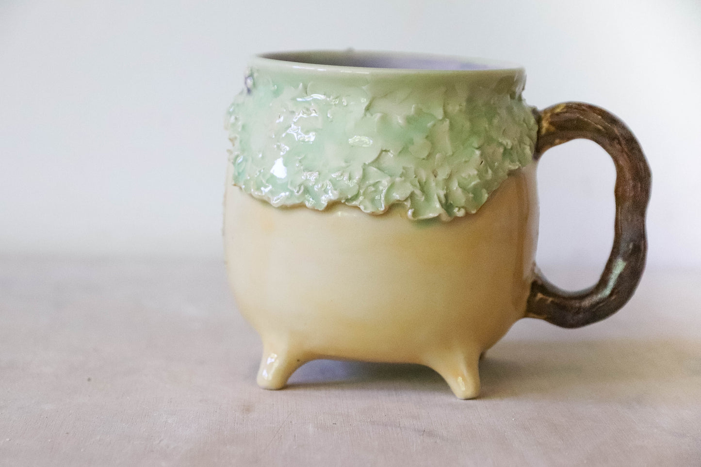 Purple Hobbit House Stoneware Mug