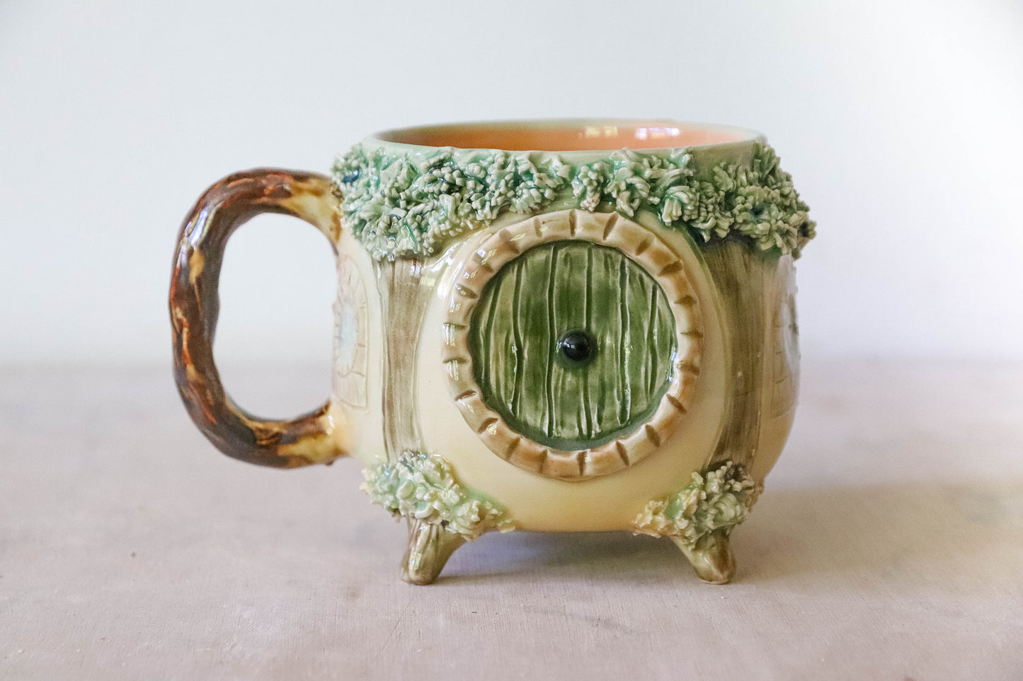 Orange Hobbit House Stoneware Mug