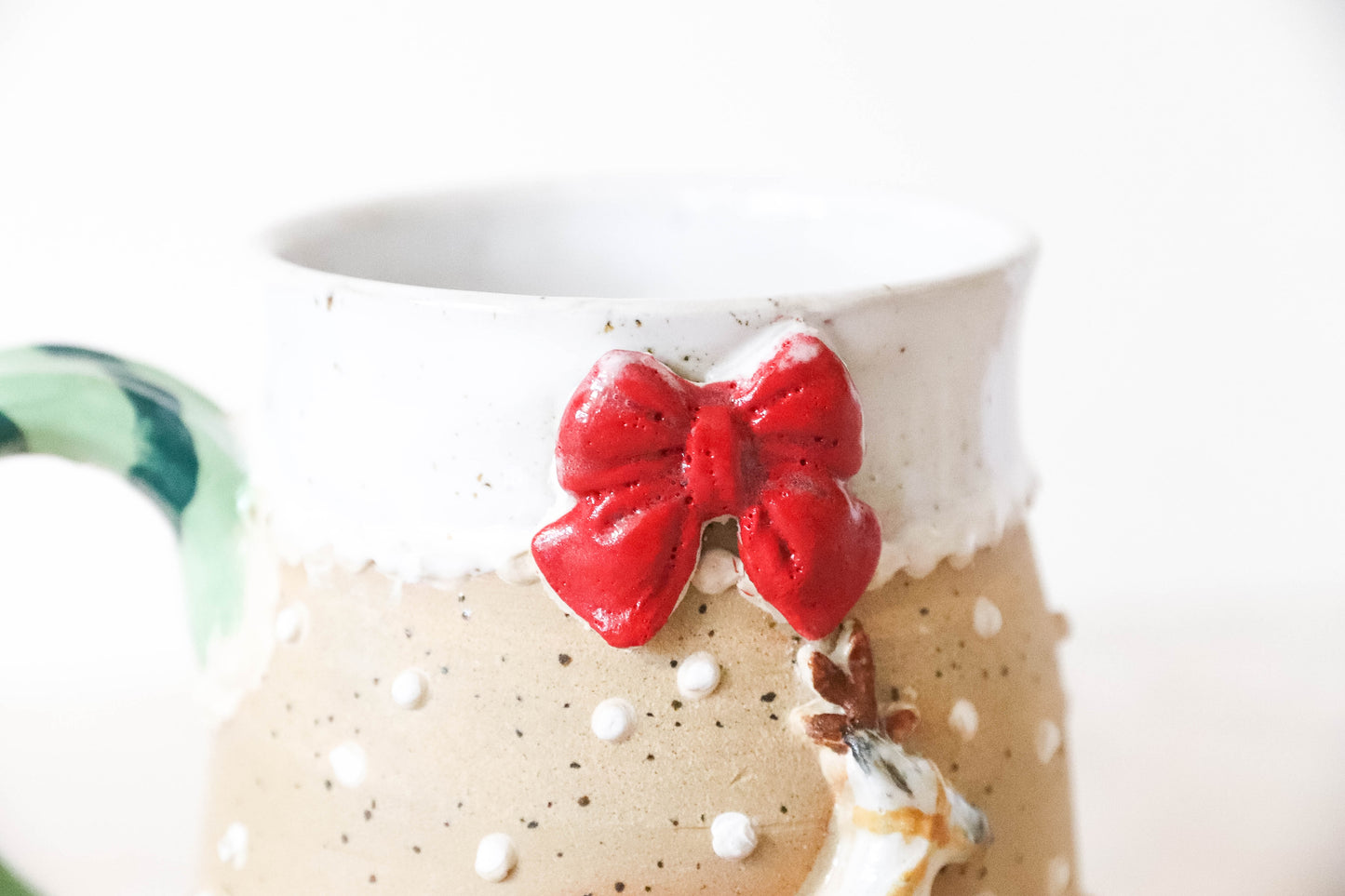 Reindeer Stoneware Mug