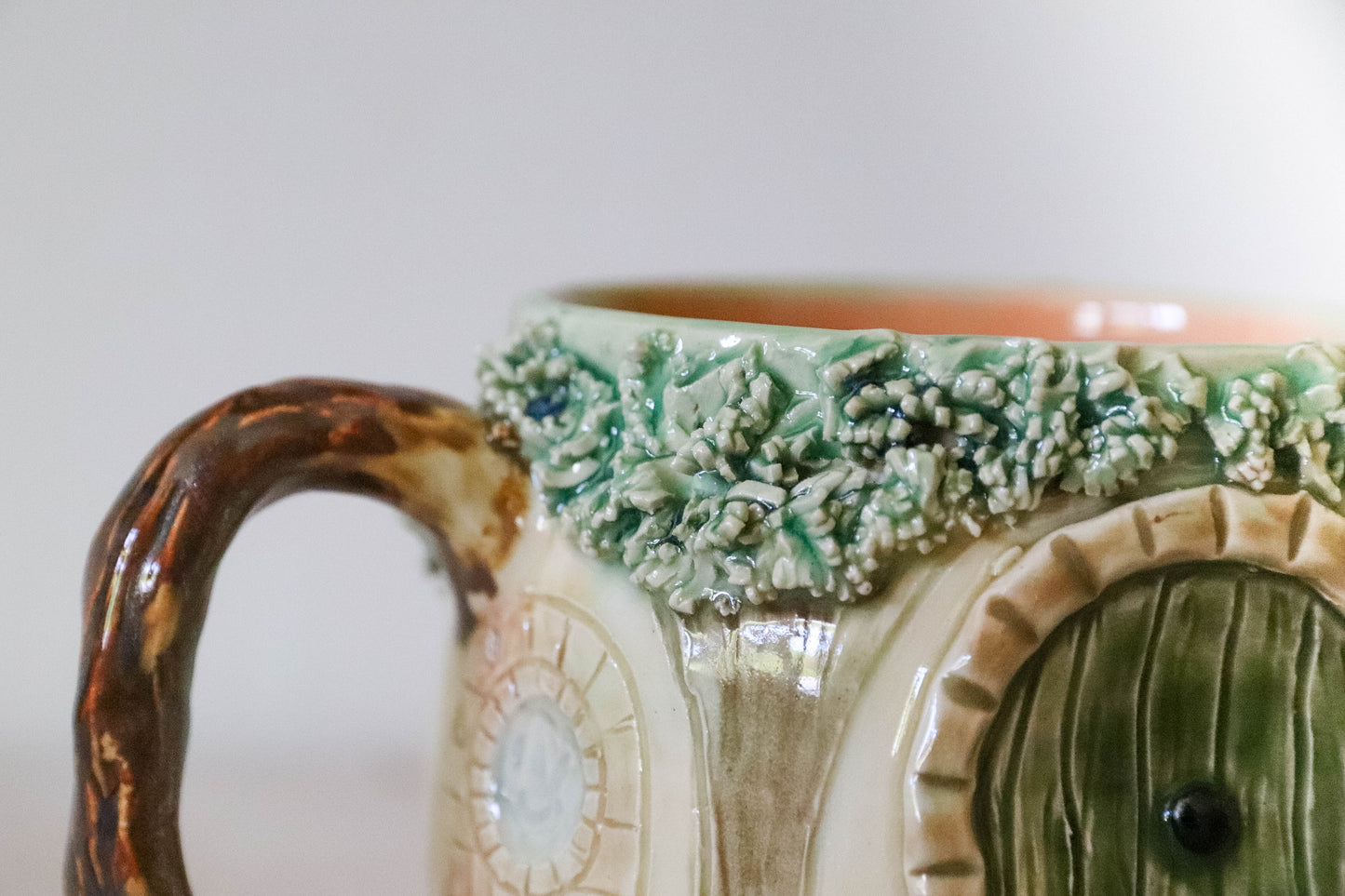 Orange Hobbit House Stoneware Mug