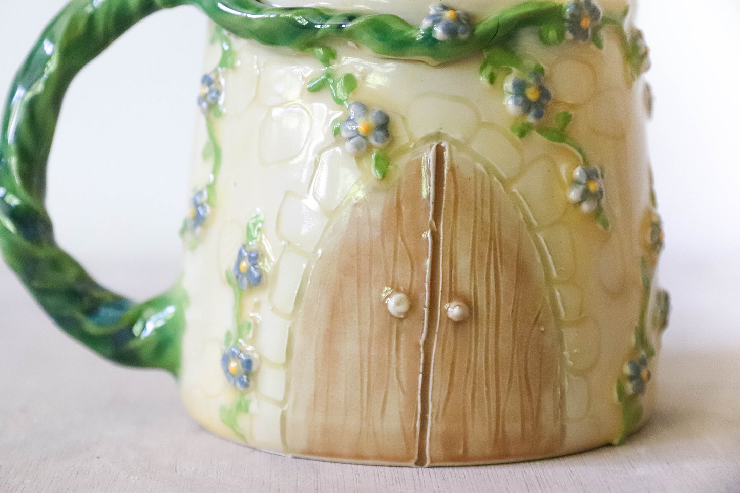 Blue Castle Stoneware Mug