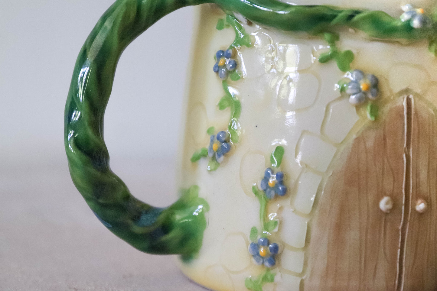 Blue Castle Stoneware Mug