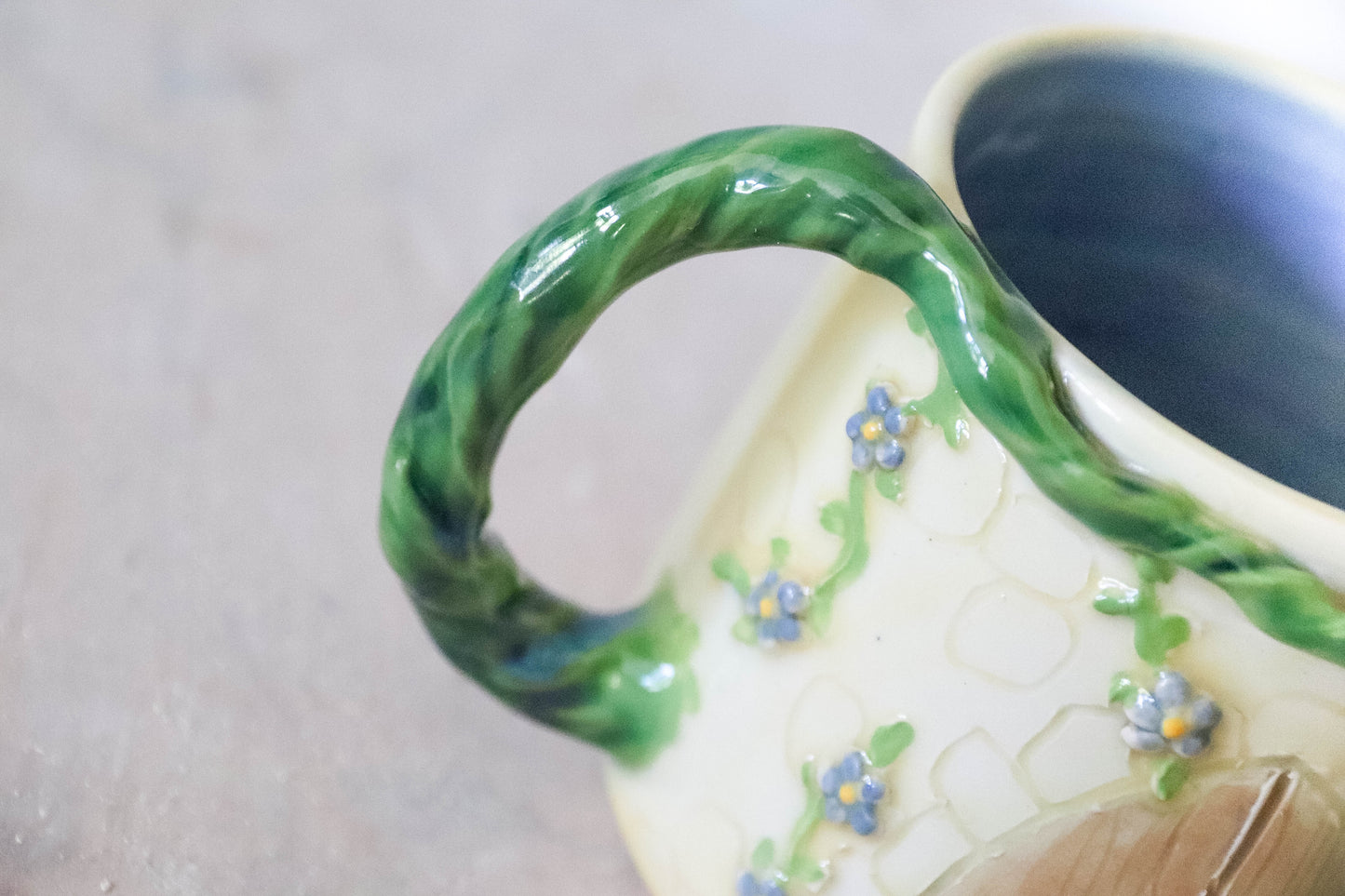 Blue Castle Stoneware Mug