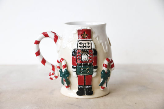 White Nutcracker Mug