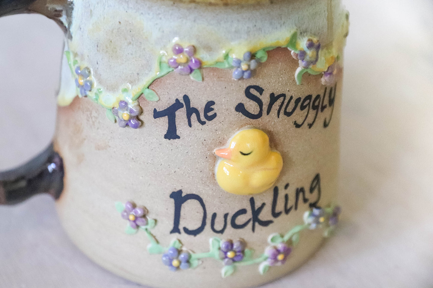 Snuggly Duckling Stoneware Mug