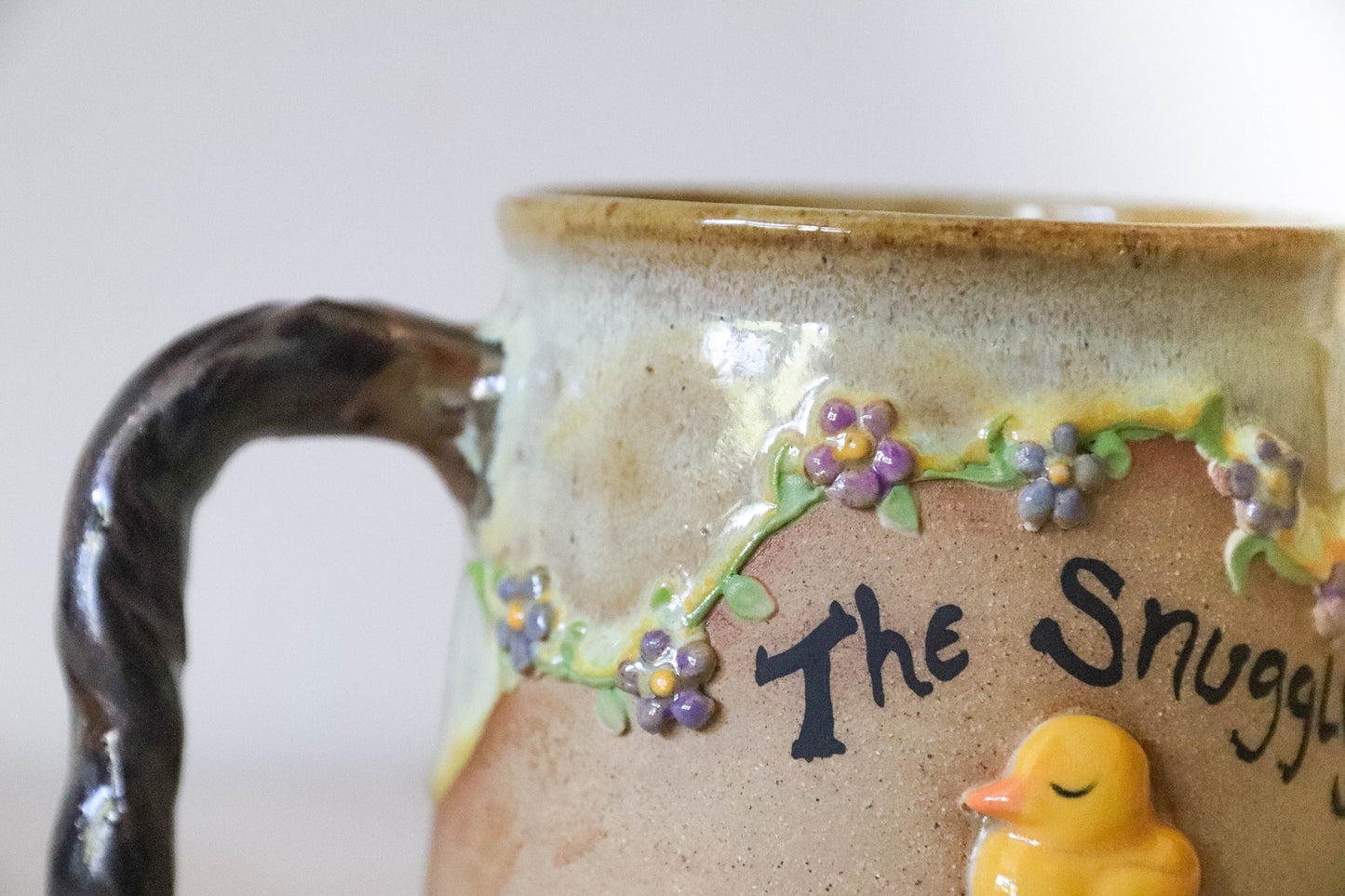 Snuggly Duckling Stoneware Mug