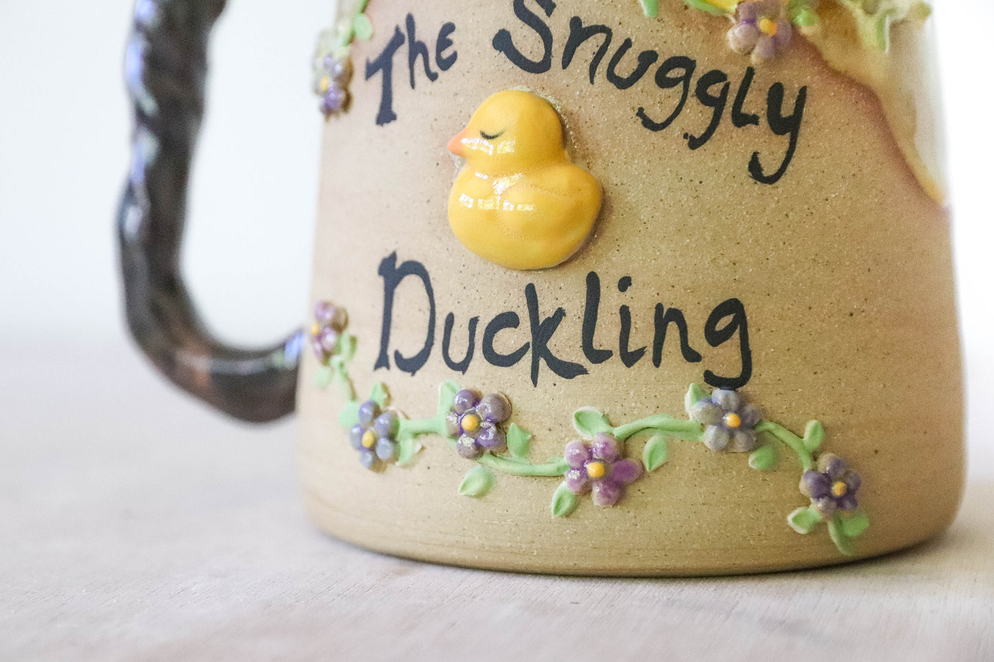 Snuggly Duckling Stoneware Mug