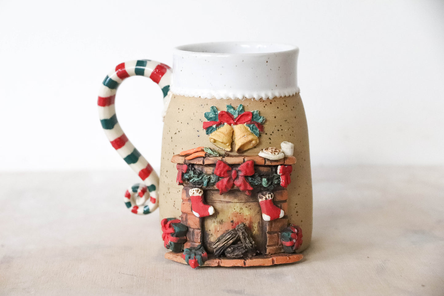 Fireplace Stoneware Mug