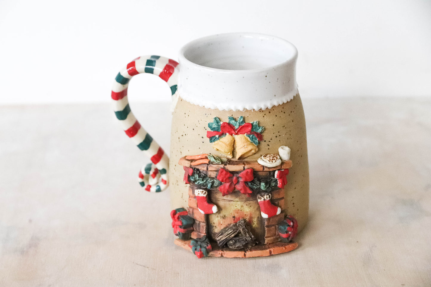 Fireplace Stoneware Mug