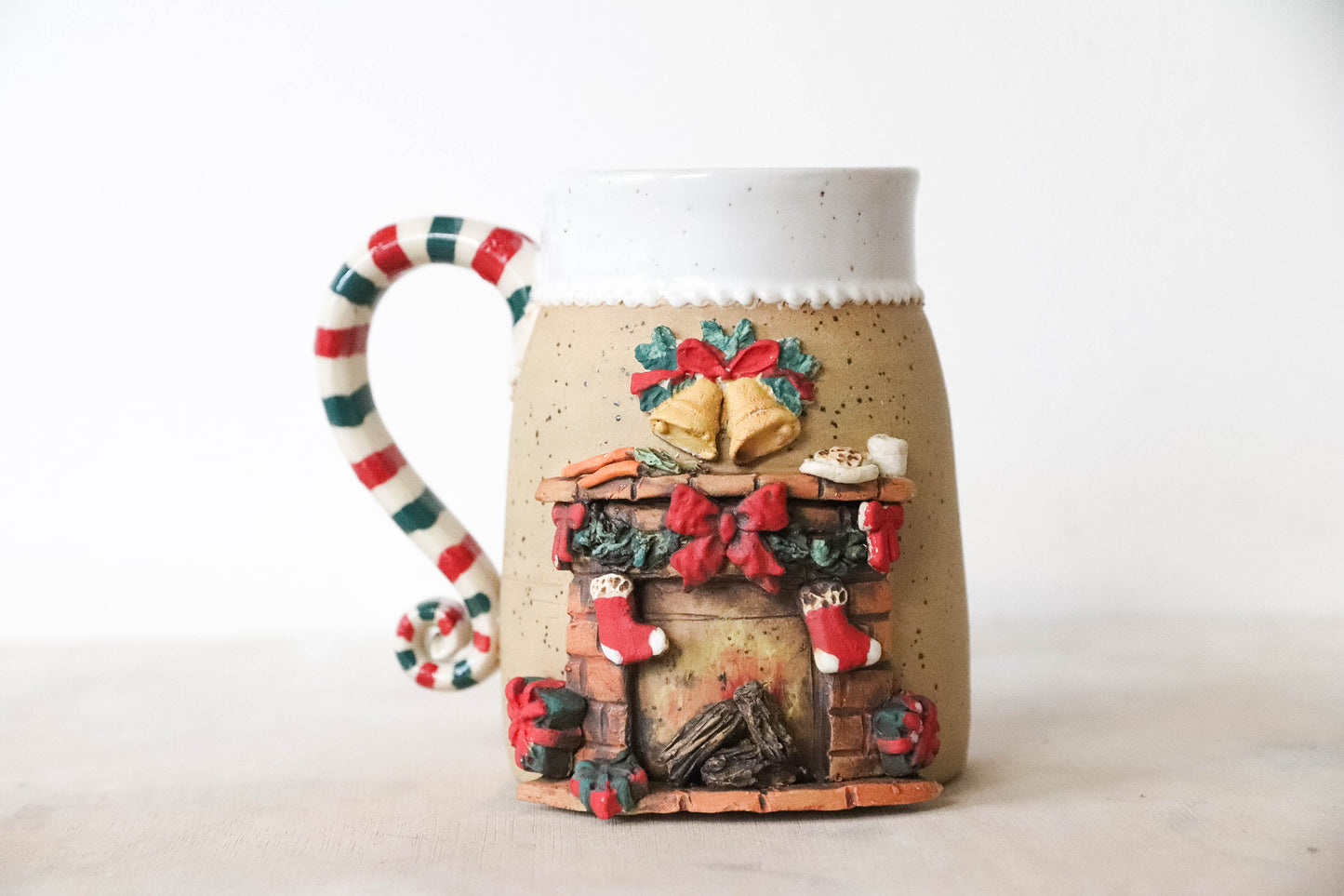 Fireplace Stoneware Mug