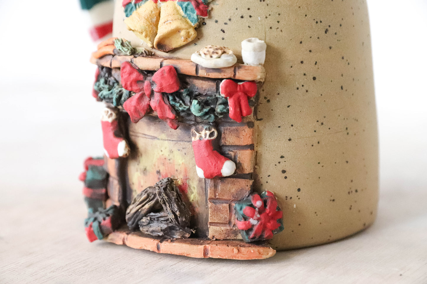 Fireplace Stoneware Mug