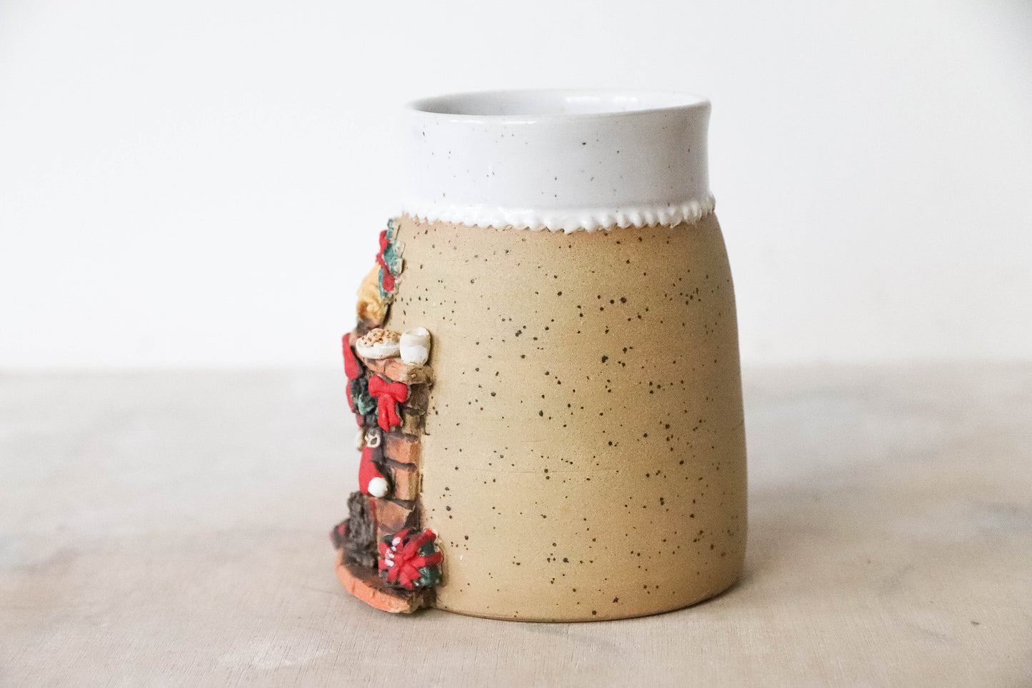 Fireplace Stoneware Mug