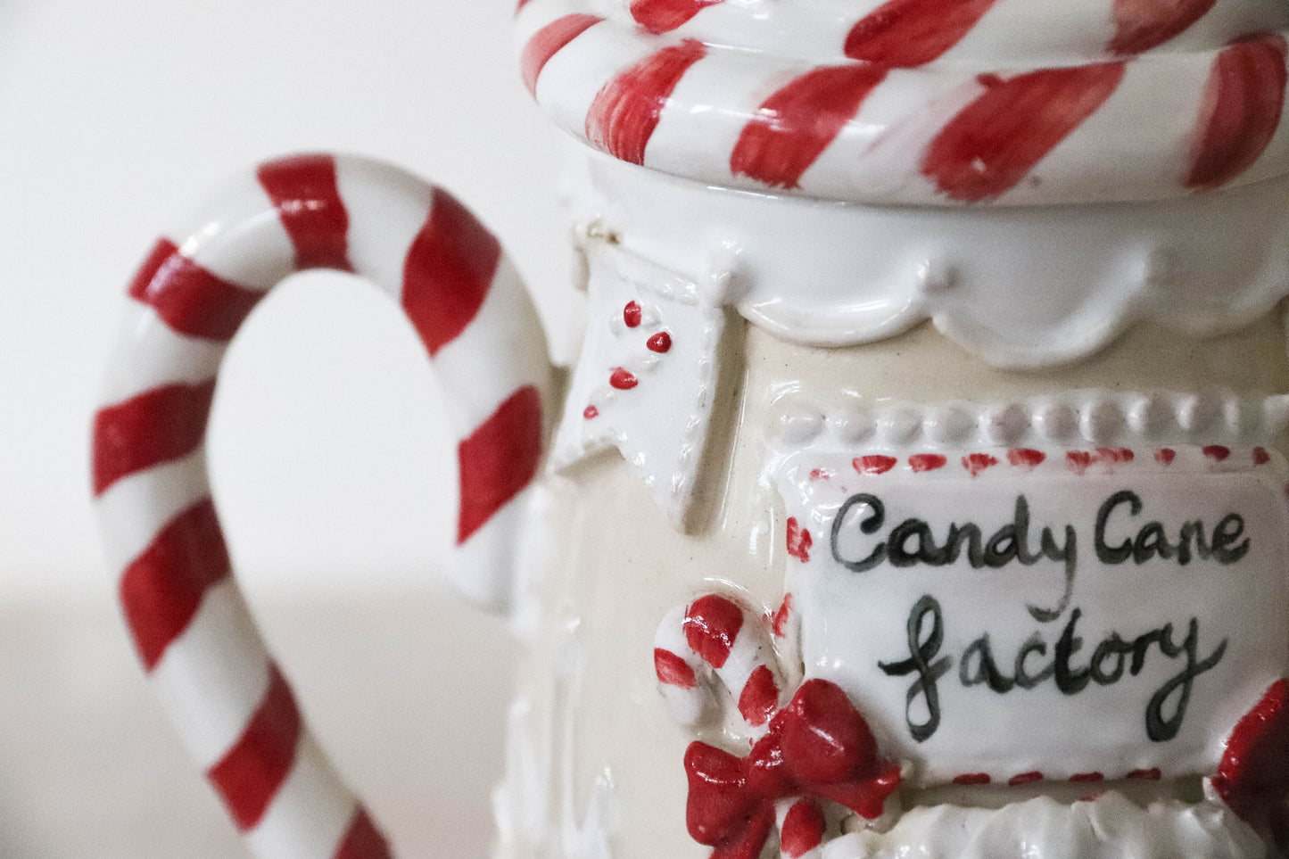 Candy Cane Factory Stoneware Mug