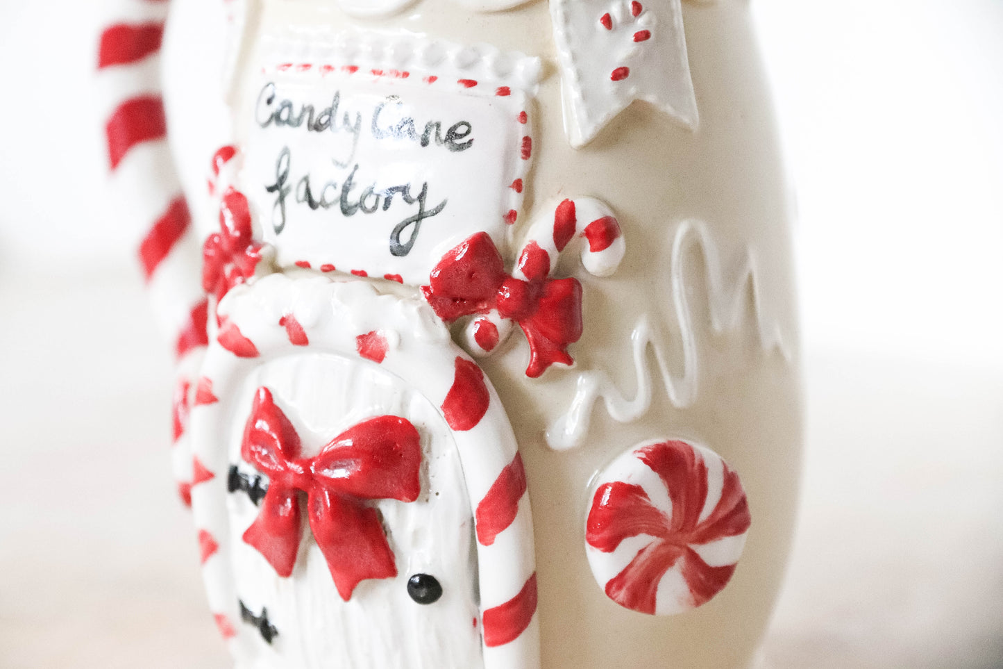 Candy Cane Factory Stoneware Mug