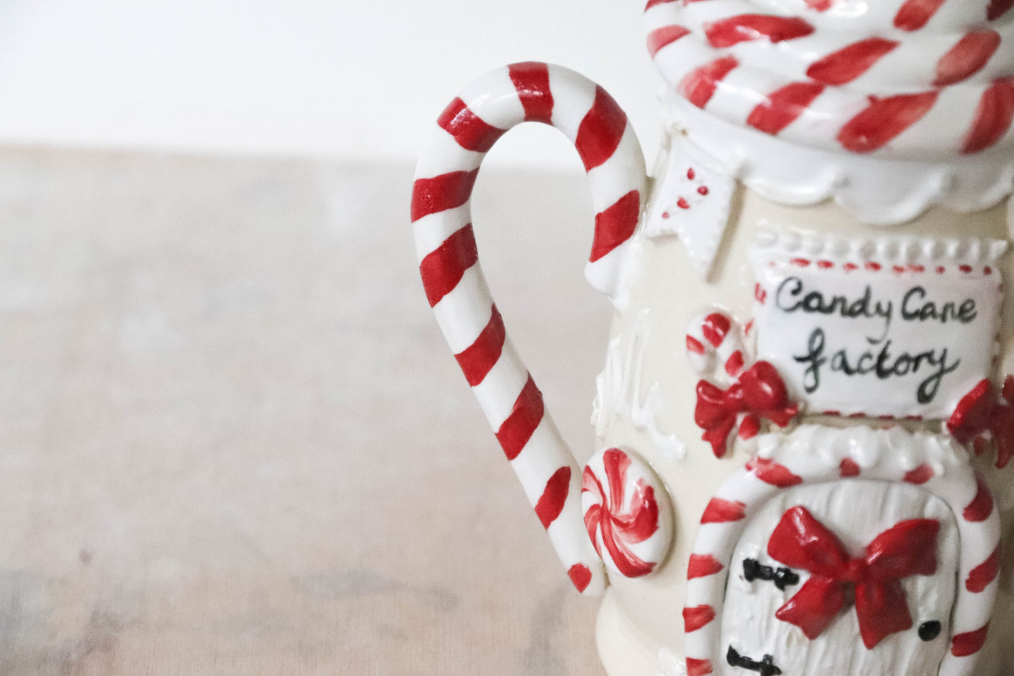 Candy Cane Factory Stoneware Mug