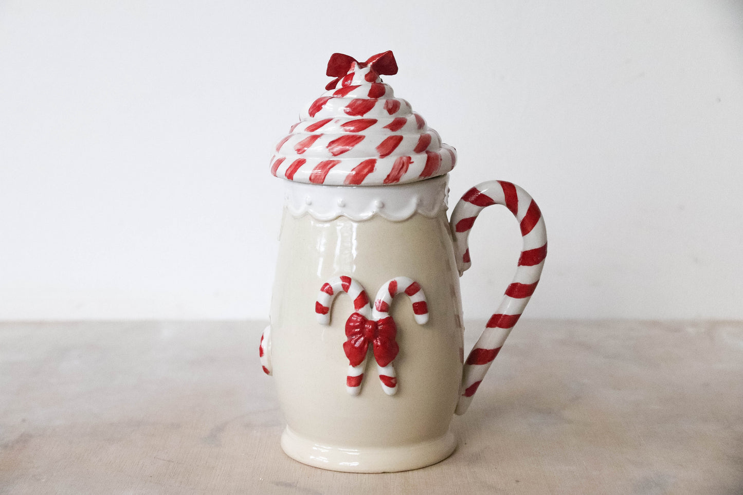 Candy Cane Factory Stoneware Mug