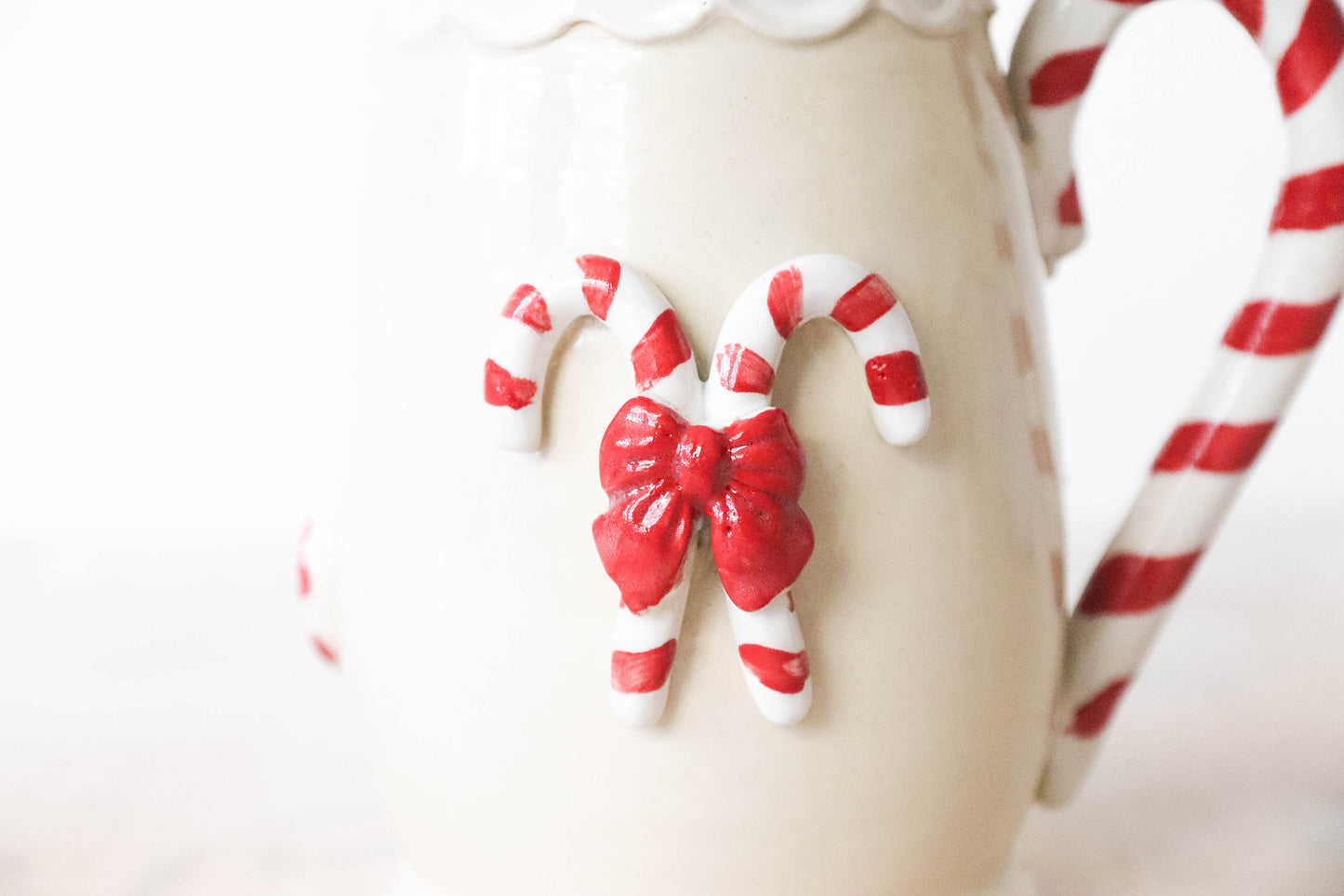 Candy Cane Factory Stoneware Mug