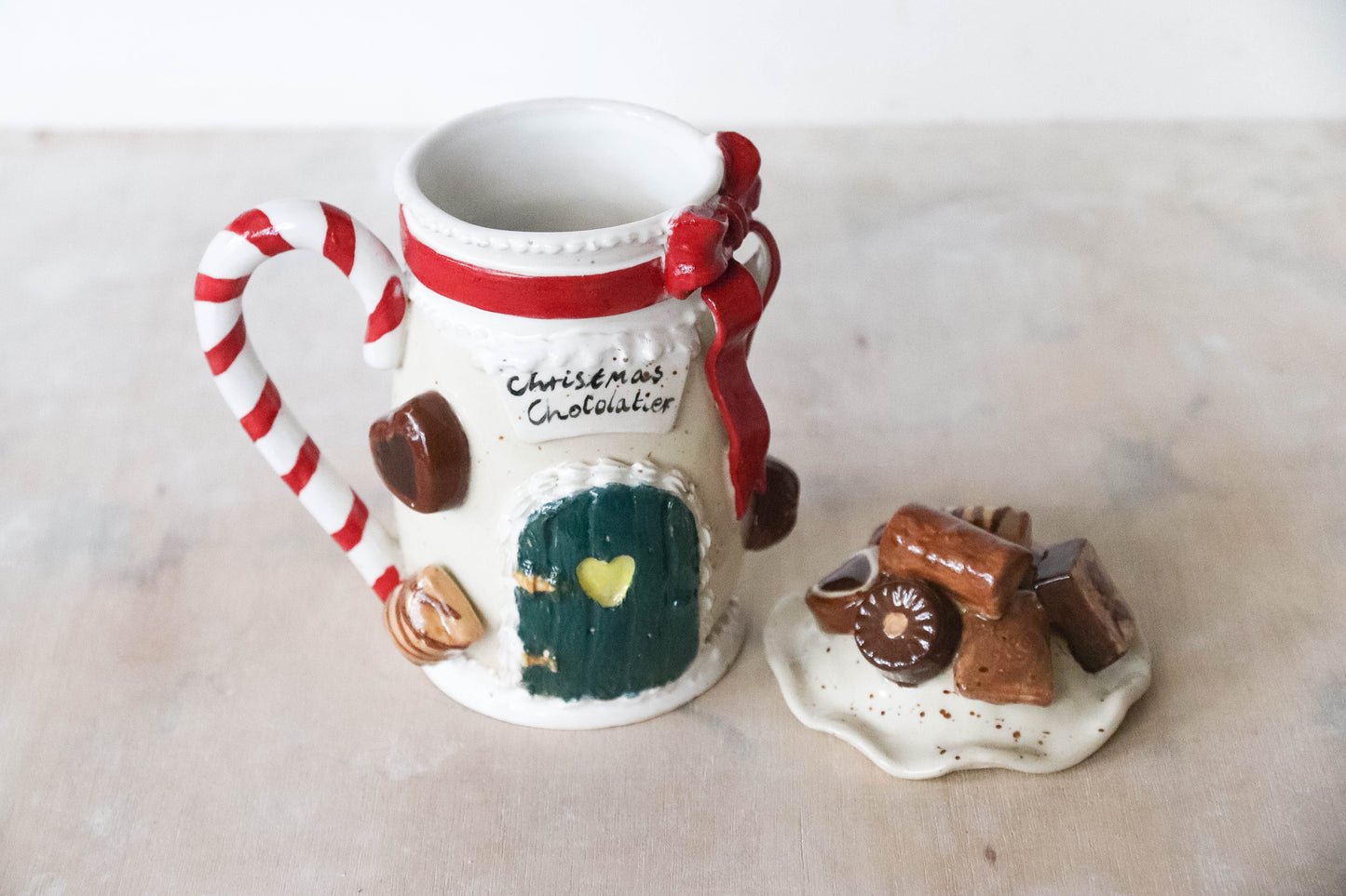 Christmas Chocolatier Stoneware Mug