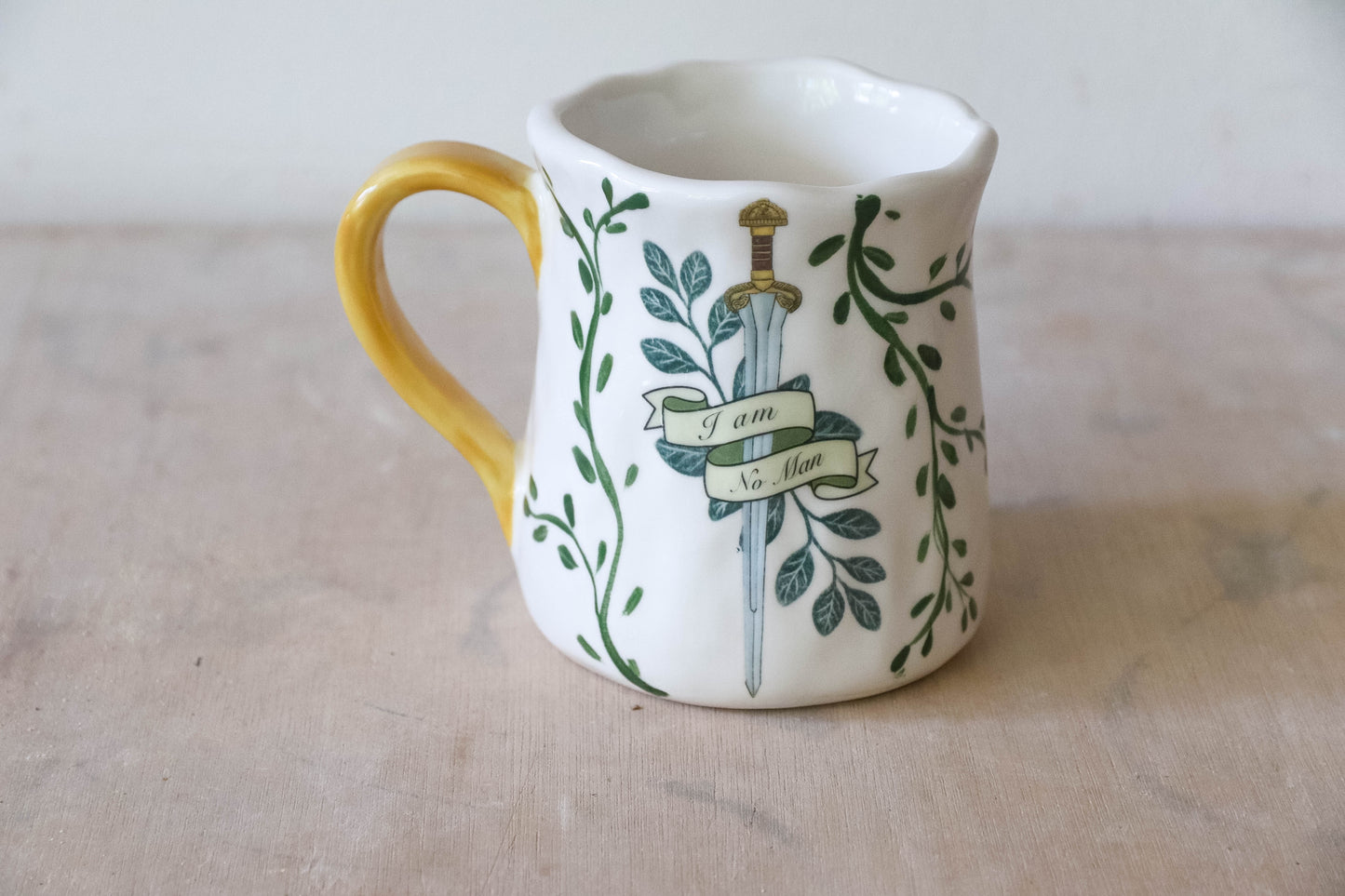 I am No Man Tulip Mug