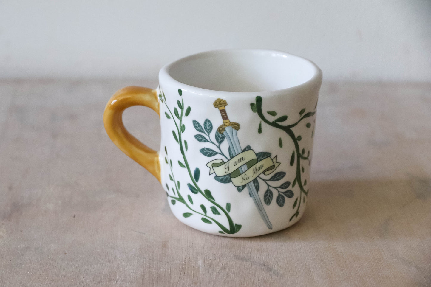 I Am No Man Small Mug