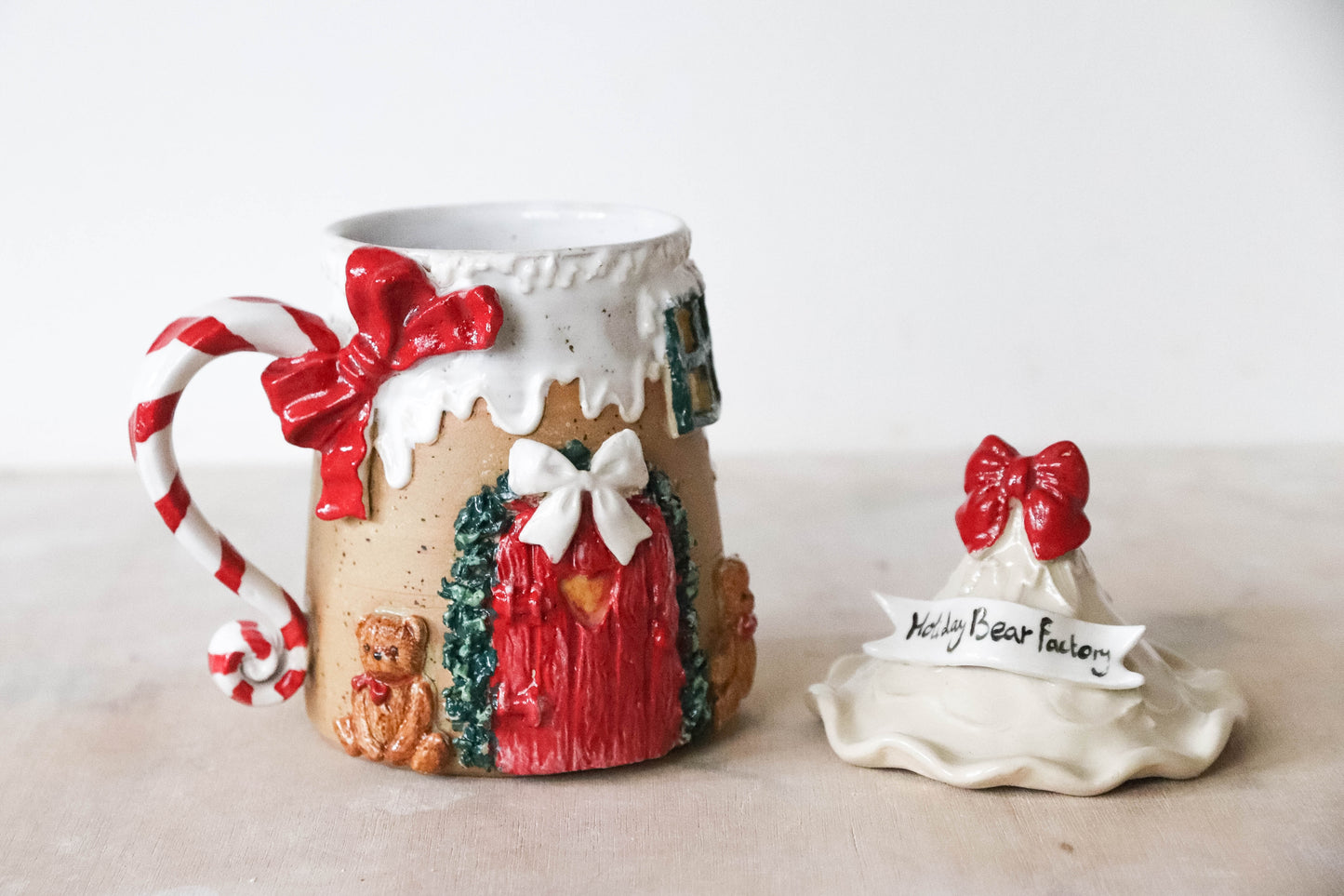 Holiday Bear Factory Stoneware Mug