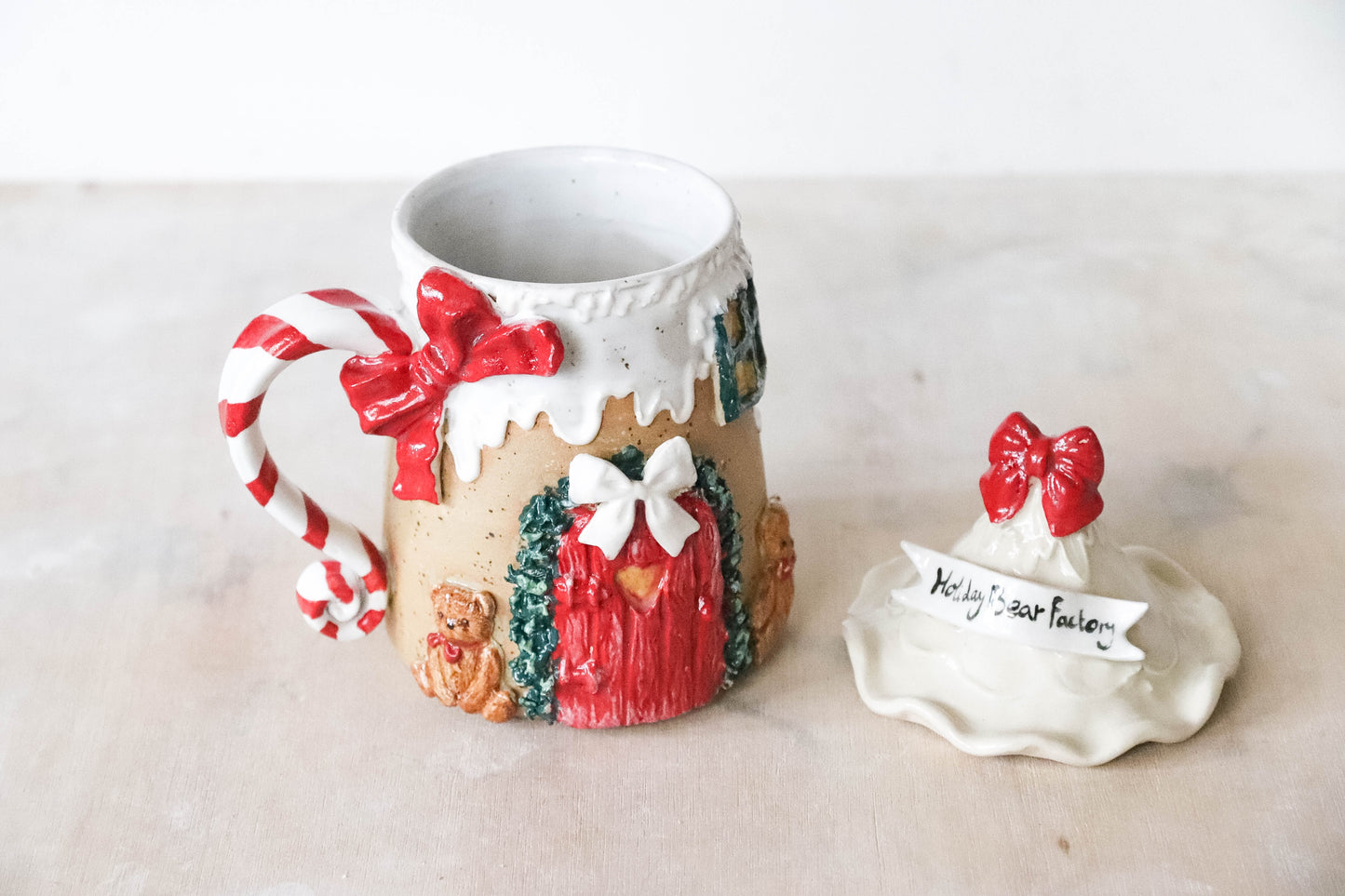 Holiday Bear Factory Stoneware Mug