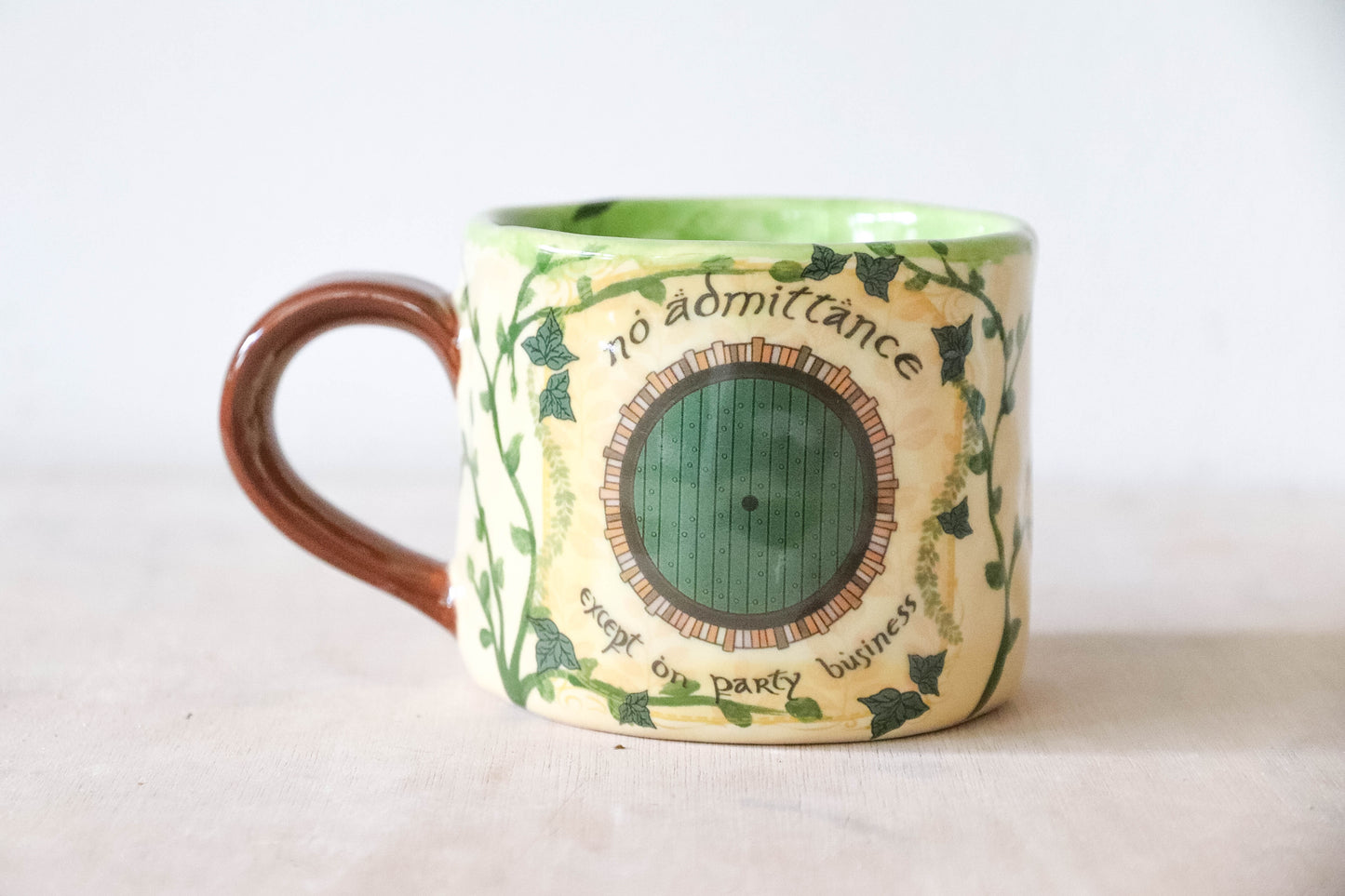 Green No Admittance Mug Large