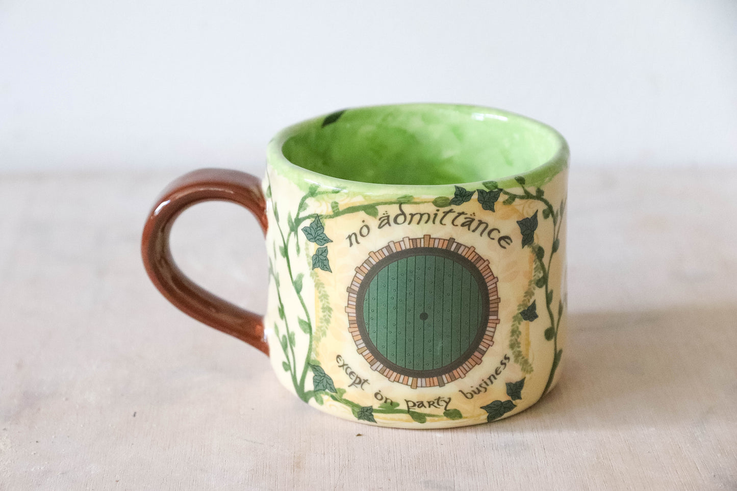 Green No Admittance Mug Large