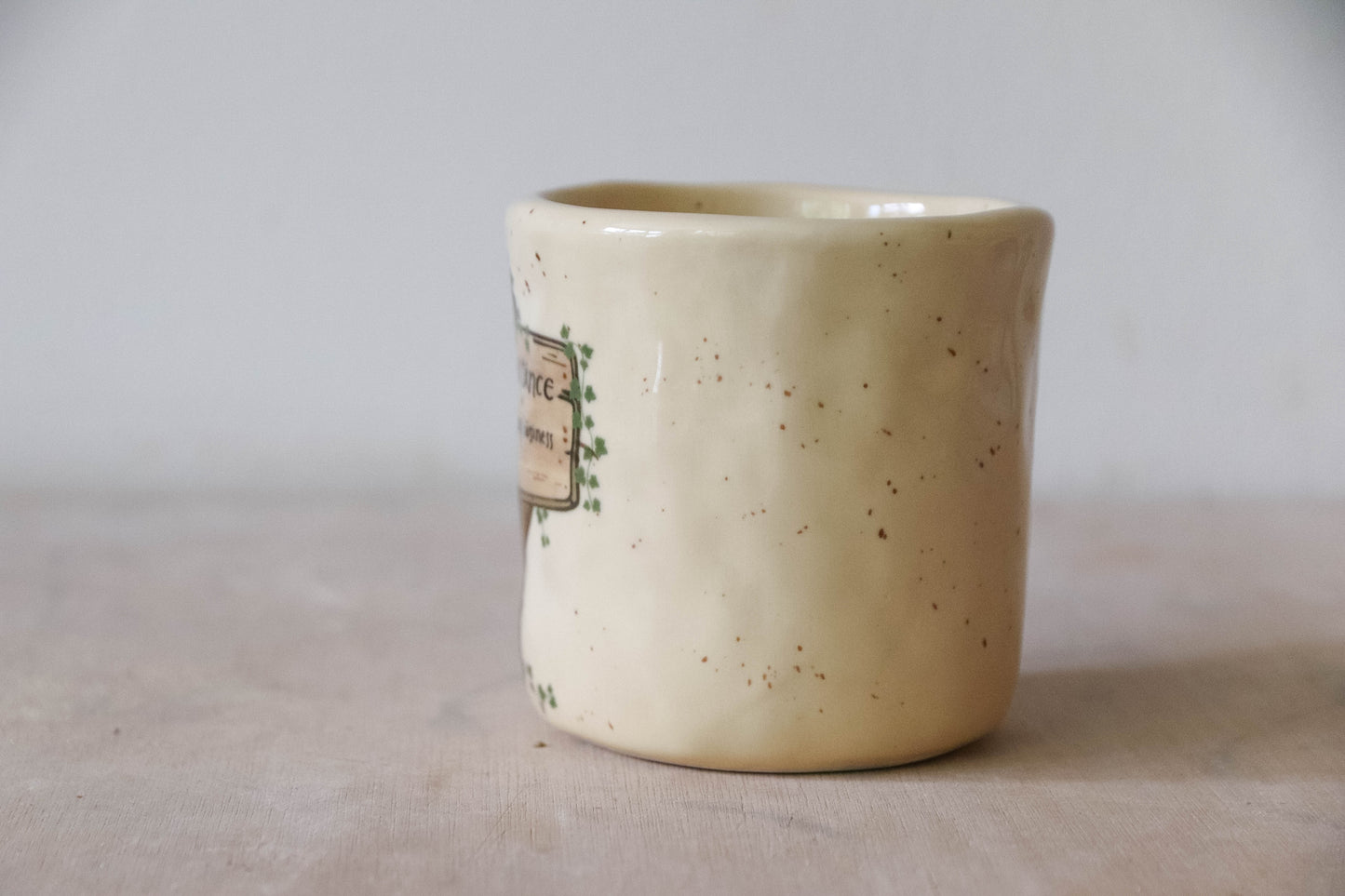 Cream No Admittance Small Mug